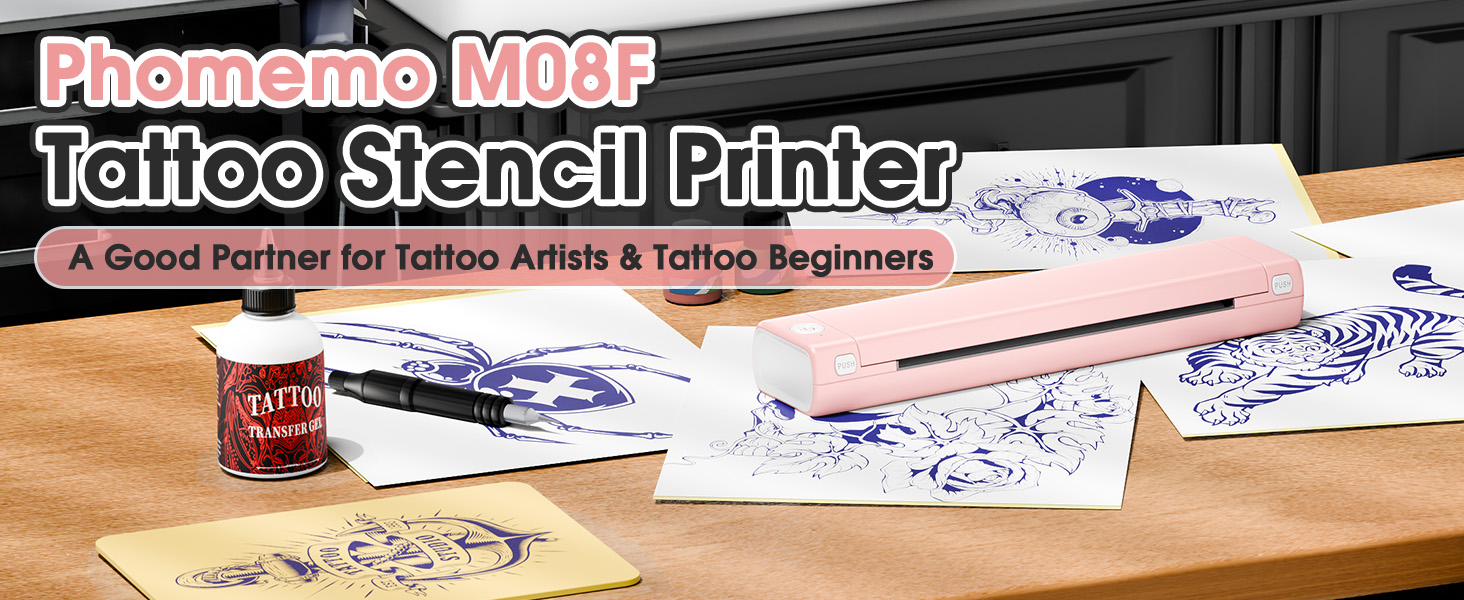 【WICKED SUPPLY】Pmo M08F レーザープリンター WICKED SUPPLY】Pmo M08F レーザープリンター Phomemo Tattoo Stencil